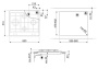 картинка Газовая варочная панель Smeg PX164L от магазина SEFI