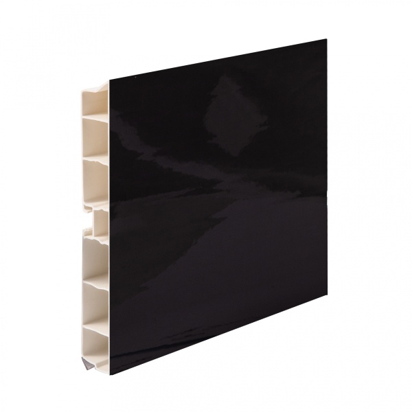 картинка Цоколь мебельный ПВХ H=100 чёрный глянец L=4000мм, РФ от магазина SEFI