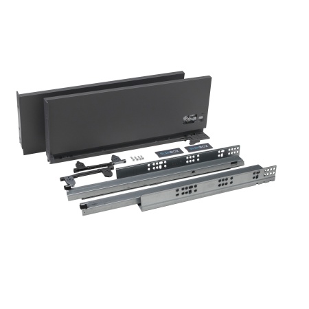 картинка Система ящиков Slimbox AKS L-400 H=175 графит PUSH TO OPEN ДСП 16мм от магазина SEFI