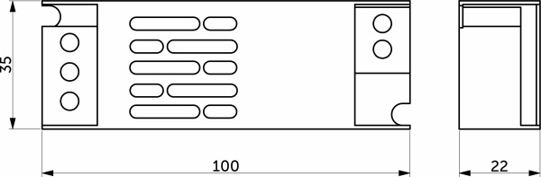 картинка Блок питания Indoor 36W/12V, серия 4, AKS от магазина SEFI