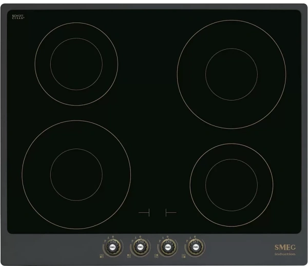 картинка Индукционная варочная панель Smeg SI764AOM магазин SEFI являющийся официальным дистрибьютором в России  картинка Индукционная варочная панель Smeg SI764AOM от магазина SEFI