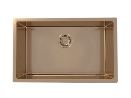 картинка Мойка Alveus QUADRIX MONARCH 60 NEW COPPER 740x400x200 в комплекте с выпуском без сифона от магазина SEFI