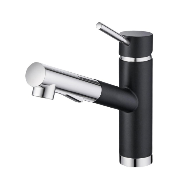 картинка Смеситель для кухни c выдвижной лейкой, EMAR 3012, цвет Оникс от магазина SEFI