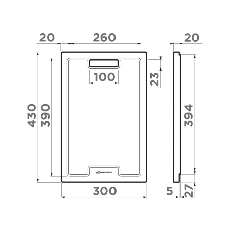 картинка Разделочная доска CB-01-WOOD от магазина SEFI