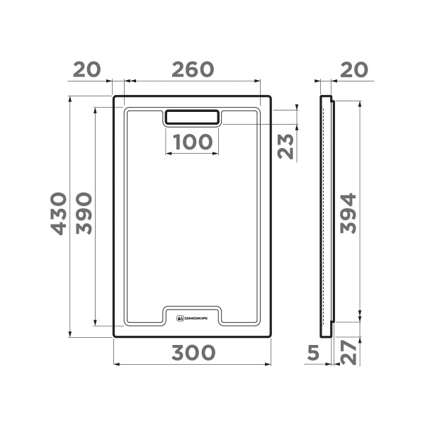 картинка Разделочная доска CB-01-WOOD от магазина SEFI