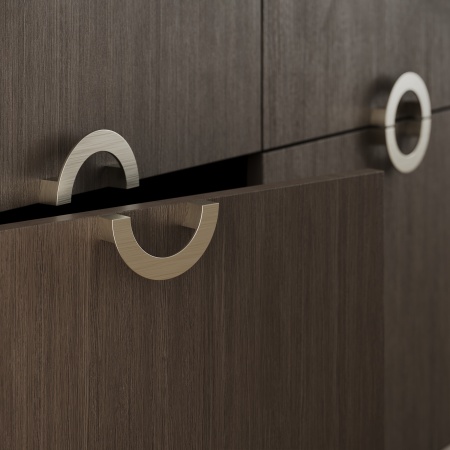 картинка Ручка меб. скоба мет. COSMO 96 брашированное золото, AKS от магазина SEFI