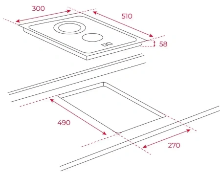 картинка Электрическая варочная панель Teka TZC 32320 TTC BLACK от магазина SEFI