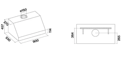 картинка Вытяжка Falmec Zeus 120 PRO от магазина SEFI