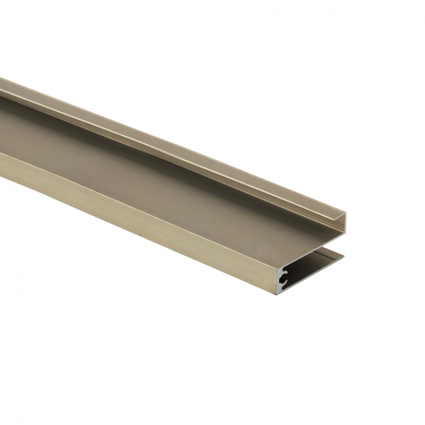 картинка Профиль алюминиевый SENATOR золото горизонт нижн. L-6000 мм АЛЮТЕХ для узкой сис-мы от магазина SEFI