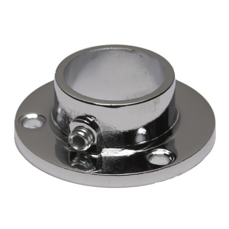 картинка Крепление (розетка) трубы d25 (510А), хром AKS от магазина SEFI