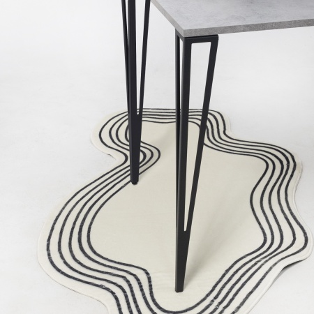 картинка Опора меб. SPACE h720, черный муар (1 упак = 4 шт) AKS от магазина SEFI