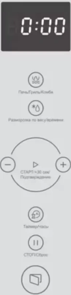 картинка Встраиваемая микроволновая печь Korting KMI 825 RGW от магазина SEFI