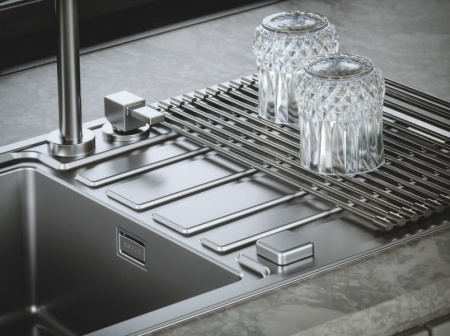 картинка Мойка RANDO 30 SAT 790 X 500 в комплекте с сифоном 1127251 от магазина SEFI