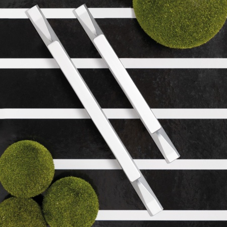 картинка Ручка меб. скоба алюм. STELLS 512/597 черный матовый, AKS от магазина SEFI