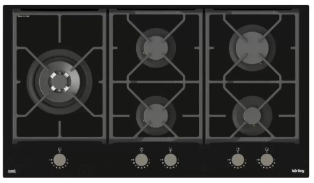 картинка Газовая стеклянная варочная панель Korting HGG 9987 CTN FLC от магазина SEFI