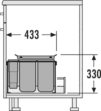 картинка Комплект контейнеров XXL 45 см от магазина SEFI