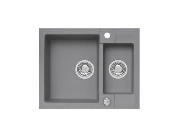 картинка Мойка ALVEUS ROCK 80 GRANITAL BEIGE-G55 595x475x160;1+1/2 с сифоном 1105299, от магазина SEFI