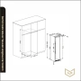 картинка Винный шкаф Meyvel MV106-KBT2 Узкий (Slim) от магазина SEFI