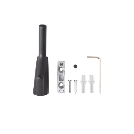 картинка Крючок меб. двухрожковый мет. SENT черный матовый AKS от магазина SEFI