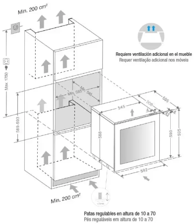 картинка Встраиваемый винный шкаф Pando PVMAP 60-25 PAR от магазина SEFI