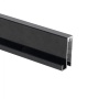 картинка Профиль алюминиевый SENATOR черный глянец горизонт нижн. L-6000 мм АЛЮТЕХ для узкой сис-мы от магазина SEFI