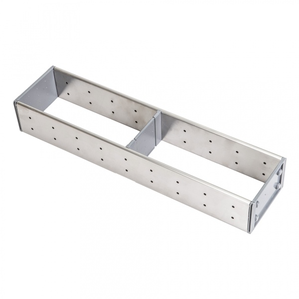 картинка Комплект разделителей L500 универсальный металлический Organizer нержавеющая сталь (473*106*65) AKS от магазина SEFI