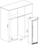 картинка Винный шкаф Meyvel MV98-KST3 Узкий (Slim) от магазина SEFI