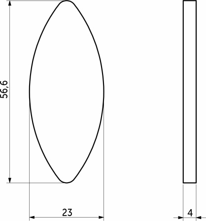 картинка Шкант плоский №20 (56*23*4) (уп/20шт) РП от магазина SEFI