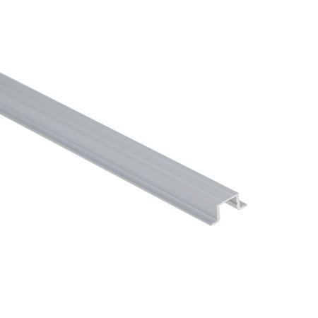 картинка Профиль алюминиевый врезной NAVI-0806B с экраном, узкий, цвет алюминий, 2м, AKS от магазина SEFI