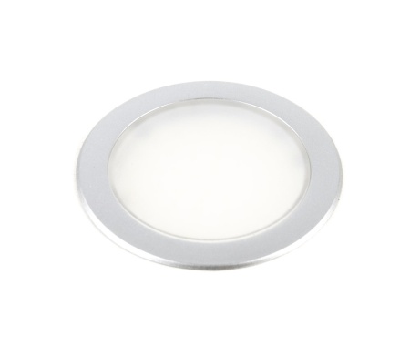 картинка Светодиодный светильник ORBITA 3Вт, 12В, встраиваемый, кабель 2м серебристый от магазина SEFI