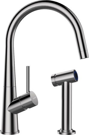 картинка Кухонный смеситель SCHOCK CONOS PRO нержавеющая сталь от магазина SEFI