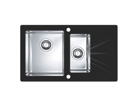 картинка Мойка KARAT 20 (Цвет под заказ) 860X500 1+1/2 правая в комплекте с сифоном 1092272 от магазина SEFI