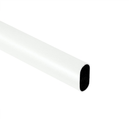 картинка Труба овальная L-3000 30*15 (0,9кг/0,7мм), белый AKS от магазина SEFI