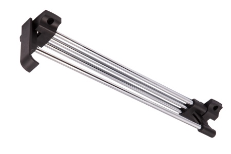 картинка Выдвижная вешалка L-350 усиленная с ручкой, хром/черный GRIDLI магазин SEFI являющийся официальным дистрибьютором в России  картинка Выдвижная вешалка L-350 усиленная с ручкой, хром/черный GRIDLI от магазина SEFI