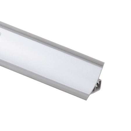 картинка Плинтус ПВХ к столешнику LР алюминий (114) EL-MECH-PLAST (1шт=3м.п.) от магазина SEFI