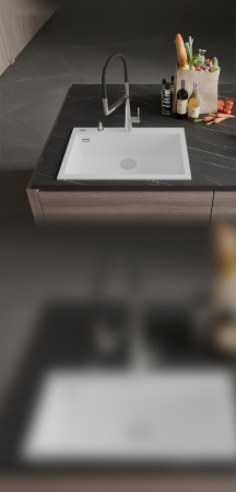 картинка Мойка Rivelato ZENO 7650 1-чаш 760*500 Белый 101 от магазина SEFI