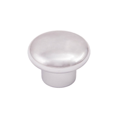 картинка Ручка меб. кнопка пластик. PK01/K1 хром AKS от магазина SEFI