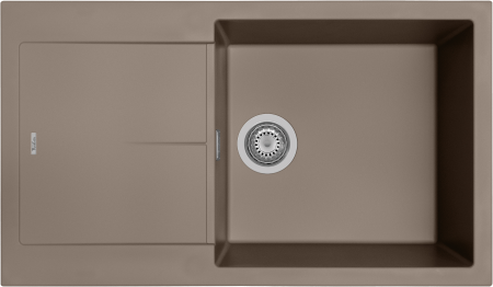 картинка Мойка Rivelato LUMO 8650 1-чаш 860*500 Трюфель 704 от магазина SEFI