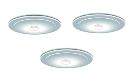 картинка Комплект: Три светодиодных светильника Posh set3, комплект 3х1,2Вт, трансформатор, свет холодный алю, d50х4,5мм от магазина SEFI