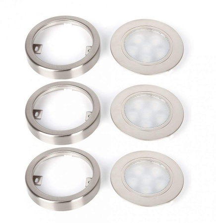 картинка Комплект: 3 светодиодных светильника FOCUS Set3, комплект 4.95Вт, 12B, 3 каб. 2.5м с раз.MiniPlug, трансформатор нерж.сталь/свет теплый магазин SEFI являющийся официальным дистрибьютором в России  картинка Комплект: 3 светодиодных светильника FOCUS Set3, комплект 4.95Вт, 12B, 3 каб. 2.5м с раз.MiniPlug, трансформатор нерж.сталь/свет теплый от магазина SEFI