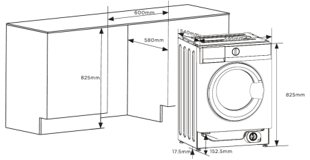 картинка Стиральная машина с сушкой KWDI 14I96 от магазина SEFI