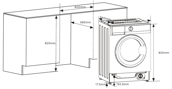 картинка Стиральная машина с сушкой KWDI 14I96 от магазина SEFI