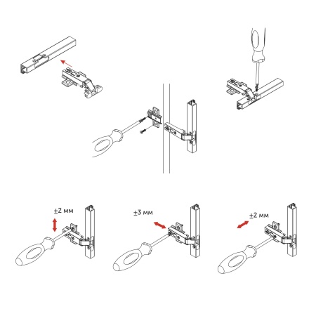 картинка Петля д/алюм.рамки Z-1 накладная с доводчиком h0 clip-on AKS PLUS черная (саморезы, заглушки) магазин SEFI являющийся официальным дистрибьютором в России  картинка Петля д/алюм.рамки Z-1 накладная с доводчиком h0 clip-on AKS PLUS черная (саморезы, заглушки) от магазина SEFI