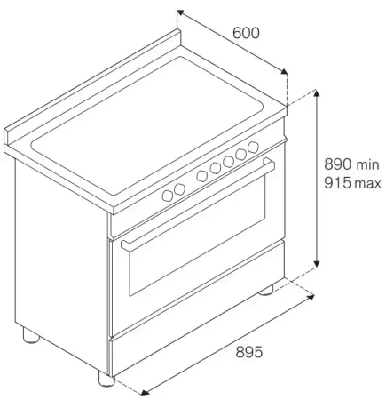 картинка Варочный центр Bertazzoni HER96L1ENET от магазина SEFI