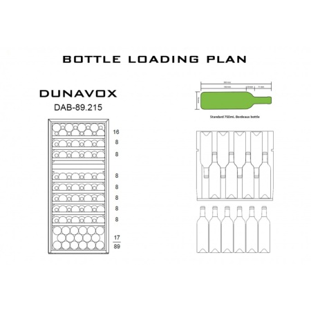 картинка Винный шкаф Dunavox DAB-89.215DSS от магазина SEFI