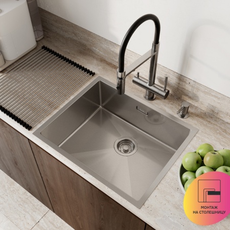 картинка Мойка для подстольного монтажа, Edifice, IDDIS, EDI54S0i77 от магазина SEFI