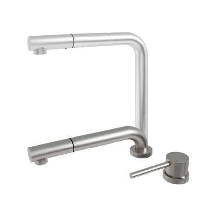 картинка Смеситель для кухни, EMAR ЕС - 7027, цвет Satin от магазина SEFI