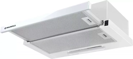 картинка Встраиваемая вытяжка MAUNFELD VS Light Glass 60 белое стекло от магазина SEFI
