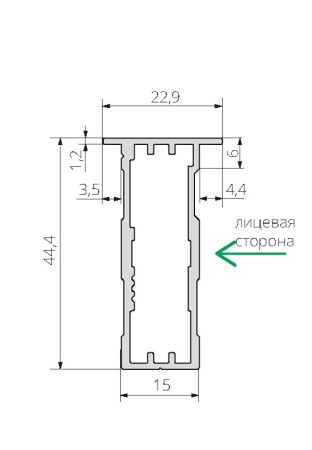 картинка Профиль прямой, хлыст 6м от магазина SEFI