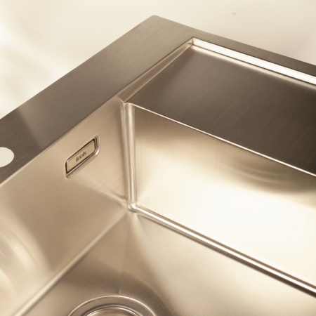 картинка Мойка, нерж. сталь, сатин, чаша слева, 590*510, Haze, IDDIS, HAZ59SLi77 от магазина SEFI